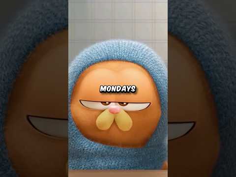 Why GARFIELD Hate Mondays #shorts #garfield