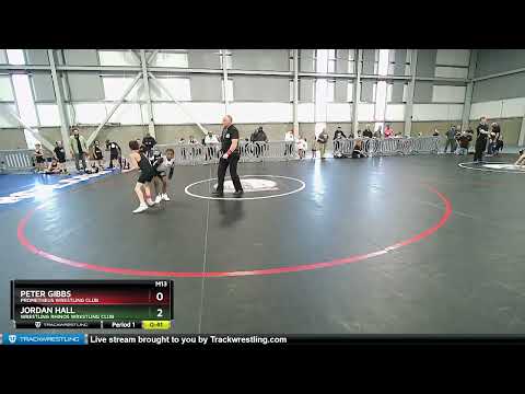 62-63 Lbs Round 2 - Peter Gibbs, Prometheus Wrestling Club Vs Jordan Hall, Wrestling Rhinos Wrestl