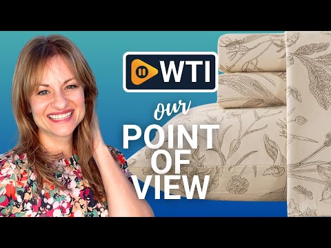 Zusbest King Size Sheets 100% Percale Cotton Beige Floral Bed Sheet Set - WTI product video review