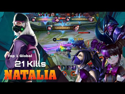 How To Play Natalia as a Perfect Sidelaner | Top 1 Global Natalia Gameplay | Best Build 2022|Mlbb