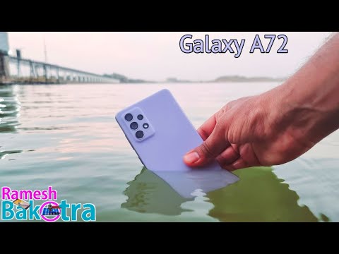 Samsung Galaxy A72 Water Test