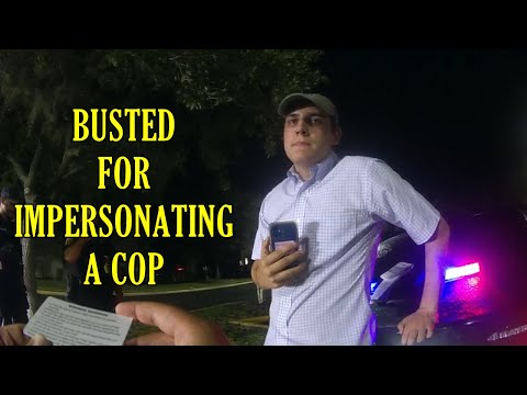 Busted for Impersonating a Police Officer - Eustis, Florida - November 2, 2022