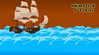 How to make waves and seas in Moho - anime studio