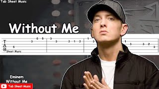 Eminem - Without Me Guitar Tutorial | TAB