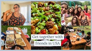 potluck in USA || Indian vlogger in USA|| LIFE in USA