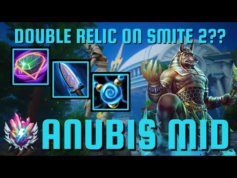 DOUBLE RELIC ON SMITE 2?? - Anubis Mid Smite 2 Tourney Gameplay