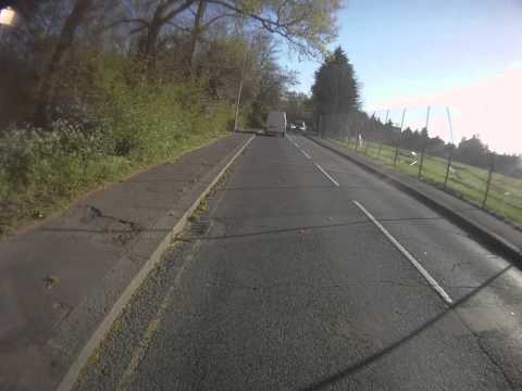 BN51 XEW Close pass at pinch point