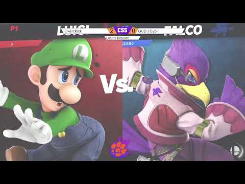 Clocktower Smash 119 - LQ - Overclock (Luigi) vs. GCB | Cybil (Falco, Pyra/Mythra) - SSBU