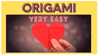 Heart Origami Square Paper - Very Easy -  7 different paper designs free download