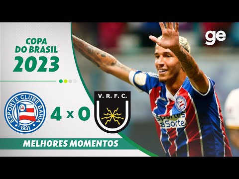 Gols e lances de Bahia x Volta Redonda