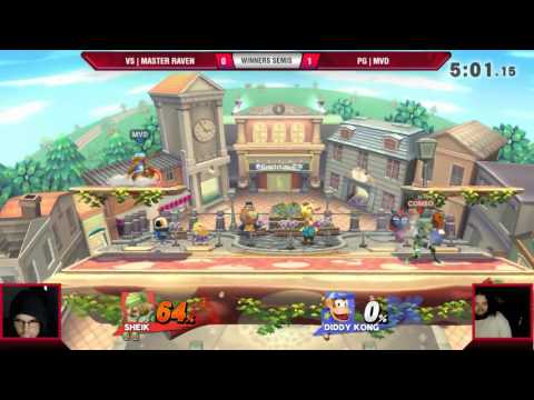 VS Weekly 6/22/17 - Winners Semis - Master Raven (Sheik) vs. MVD (Diddy) - Smash 4
