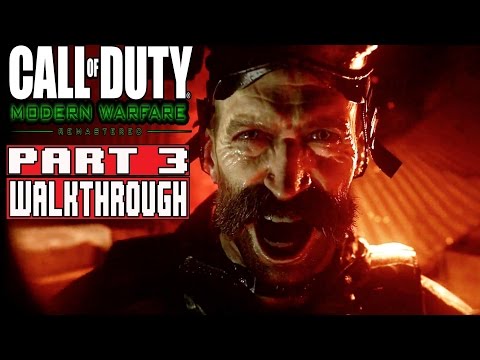 CALL OF DUTY MODERN WARFARE REMASTERED Gameplay Walkthrough Part 3 (1080p) - No Commentary