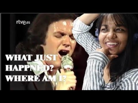 Tan buena!!!!!first time reacting to camilo sesto