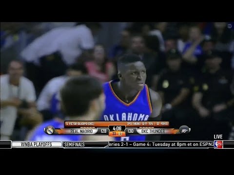 Victor Oladipo 36 Pts Highlights | Thunder vs Madrid | October 3, 2016 | 2016-17 NBA Preseason