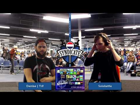 Syndicate 2019 - Demise | Trif vs. Solobattle - Melee Singles Losers Semis