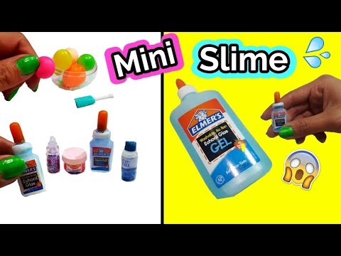 Mini Slime, mini resistol y mini globos Video