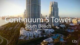 preview picture of video 'Continuum South Beach Condos -  South Tower -  100 S Pointe Drive Miami Beach 33139'