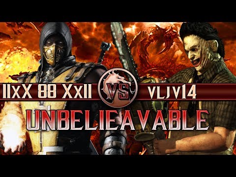 Mortal Kombat X: VLJV14 vs IIxX 88 XxII FT10 (UNBELIEVABLE)