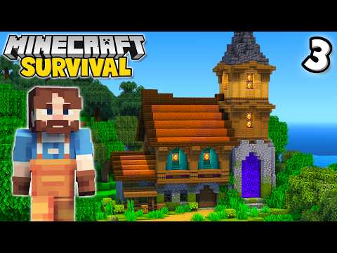 SECRET NETHER PORTAL HOUSE in Minecraft 1.20 Survival