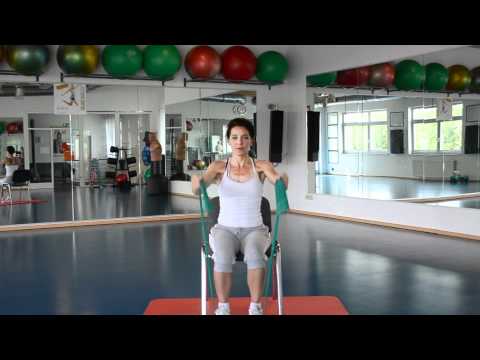 Therabandübung für den Nacken.mpg