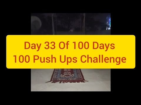 Day 33 of 100 Days 100 Push-Ups Challenge || Visible Results Starting 💪🔥 #100pushups 