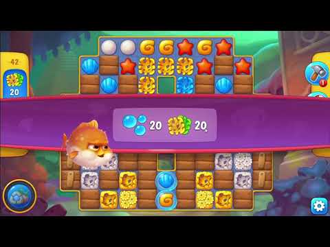 FISHDOM: Atlantis Cup stage 42, Hard level, No Boosters.