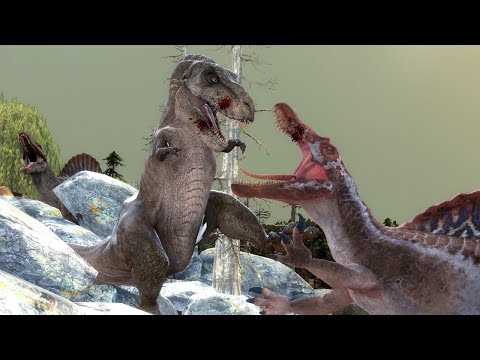 Spinosaurus vs Tyrannosaurus rex \