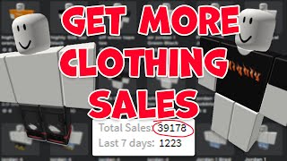 How to Get more Clothing Sales
