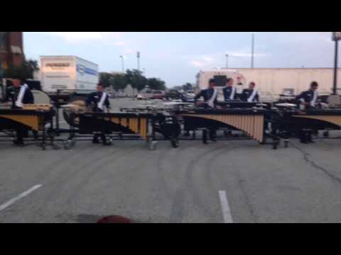 Blue coats 2014 front ensemble run through