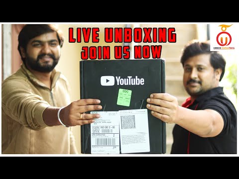 Silver Play Button Live Unboxing Kannada | Unbox Karnataka | LIVE NOW
