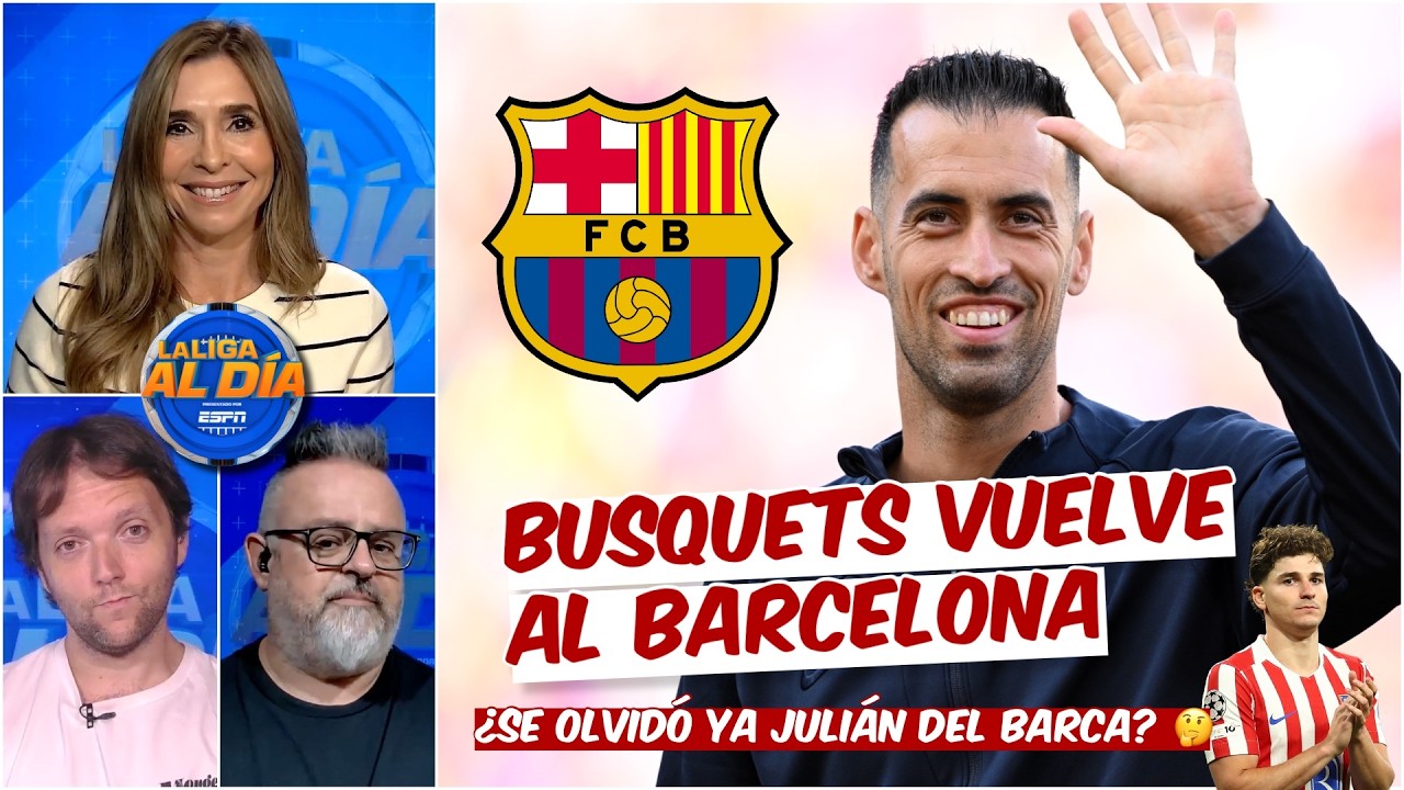 Sergio Busquets VUELVE A SU CASA y BUSCARÁ ser el PRÓXIMO Guardiola del Barcelona | La Liga al Día