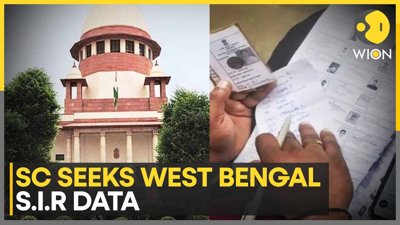 Supreme Court Seeks West Bengal SIR Appeal Data From ECI | Nearly 34 Lakh Voter Appeals Pending