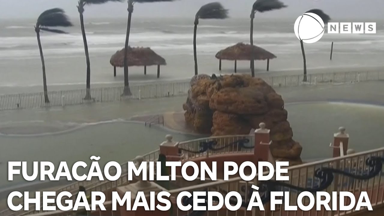 Furacão Milton pode chegar ainda hoje à Florida