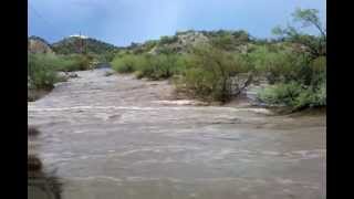 preview picture of video 'Wickenburg Area Flooding - July 14, 2012'
