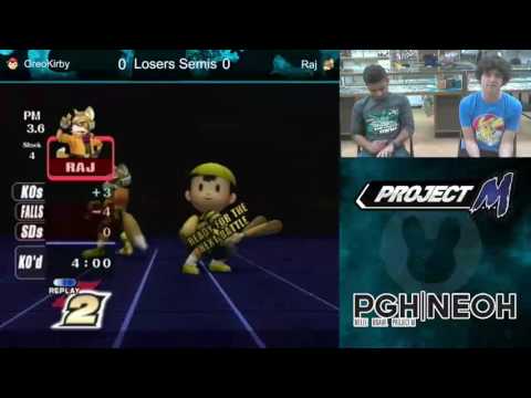 Tuesday's @ Taz's Project M - Raj (Fox) vs OreoKirby (Ness)