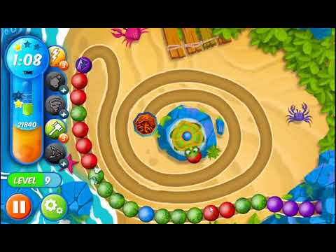 Marble Woka Woka Level 9 - NO BOOSTERS 🐢 | SKILLGAMING ✔️