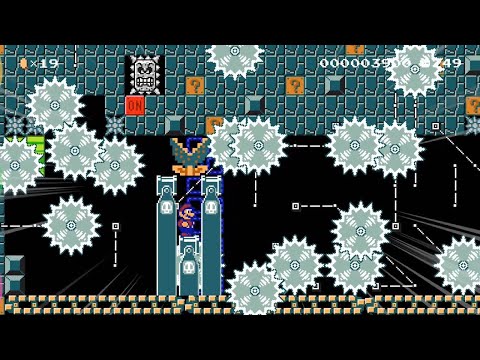 Super Mario Maker 2 - Non-Suspicious Saw Blades by DarkDave - No Commentary