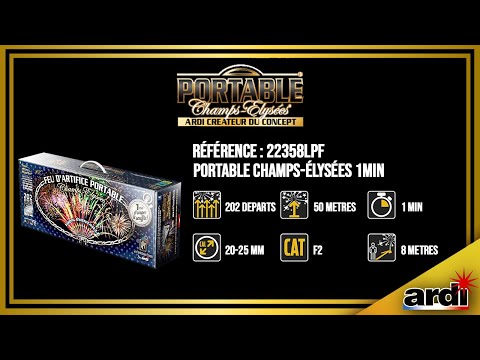 22358LPF - Portable® Champs-Elysées® 1min 100% Eventaillé