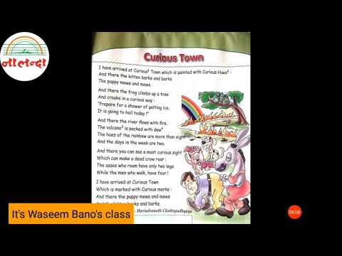 Curious Town(poem)class 5th