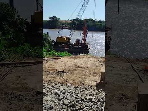 21 de julho de 2026. início da ponte, rio IVA, Japurá PR.