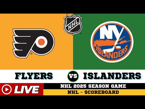 New York Islanders Vs Philadelphia Flyers | NHL 2025 | NHL Live SCOREBOARD | 10/26/2025