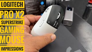 Logitech Pro X2 SuperStrike Gaming Mouse | Quick Hands-On Impressions 