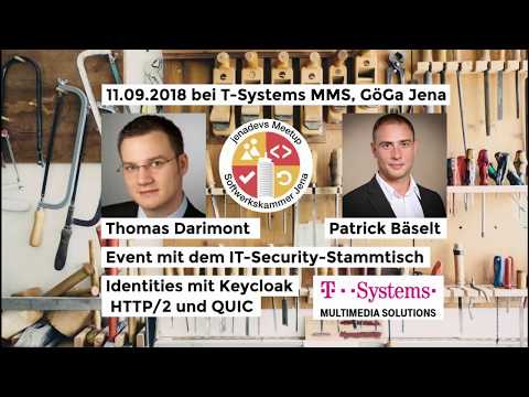 welcome from Stammtisch IT-Sicherheit Jena and jenadevs (Anja Beyer-Peters, Benjamin Nothdurft)