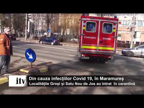 Din cauza infectiilor Covid-19 Grosi si Satu Nou de Jos din Maramures au intrat in carantina