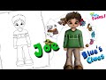 Blue S Clues How To Draw Joe Easy Drawing Tutorial