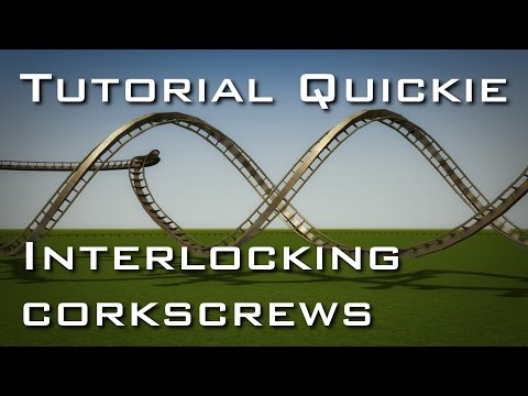 RCT3 Tutorial Quickie - Interlocking Corkscrews