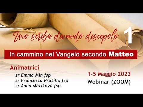 In cammino nel Vangelo secondo #Matteo: 1 maggio 2023
