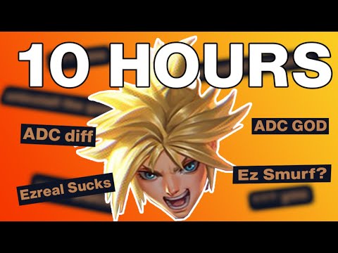 I Spent 10 Hours Learning Ezreal to Prove I'm a God Gamer