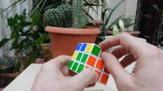 3x3 Rubik Küp Nasıl Yapılır?  Algoritmalı Bas