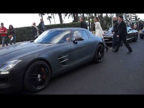 Crazy REV Battle in Monaco! SLS Roadster vs. SLS - 1080p HD